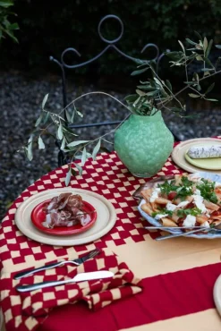 ByON Övriga Tallrikar & Fat|Mattallrikar-Armona Serveringstallrik 32 cm, Vit / Ljusblå