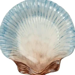 ByON Övriga Tallrikar & Fat|Mattallrikar-Armona Tallrik 23,5 cm, Vit / Ljusblå