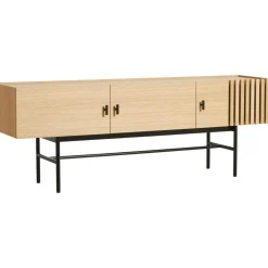 ARRAY Sideboard Låg 150 cm, Vitpigmenterad Ek