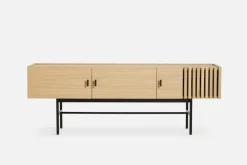 ARRAY Sideboard Låg 150 cm, Vitpigmenterad Ek