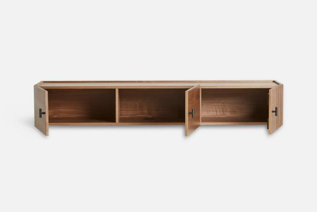 Woud Skänkar & Sideboards|Tv-Bänkar & Mediabänkar-ARRAY Sideboard Låg / Vägg 150 cm, Valnöt