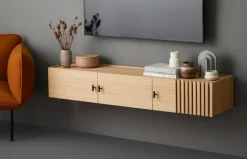 Woud Skänkar & Sideboards|Tv-Bänkar & Mediabänkar-ARRAY Sideboard Låg / Vägg 150 cm, Valnöt