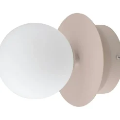 Art Deco Vägg-/Taklampa, Vit