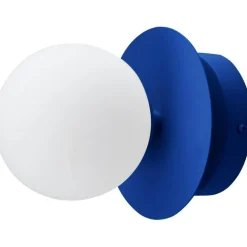 Art Deco Vägg-/Taklampa, Vit