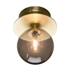 Art Deco Vägg-/Taklampa, Vit