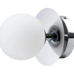 Art Deco Vägg-/Taklampa, Vit