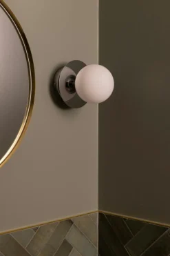 Art Deco Vägg-/Taklampa, Vit