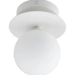 Art Deco Vägg-/Taklampa, Vit