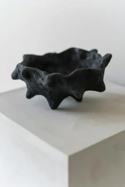 Mette Ditmer Skulpturer-ART PIECE Skål, Svart