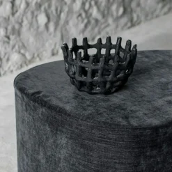 Mette Ditmer Korgar|Skulpturer-Art Piece Skål, Svart