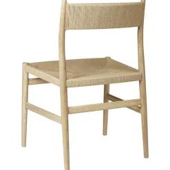 Brdr. Krüger Stolar-Arv Stol Med Vävd Sits / Rygg, Ek