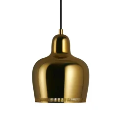 Artek Fönsterlampor|Pendellampor-A330S Golden Bell Pendel, Savoy Edition