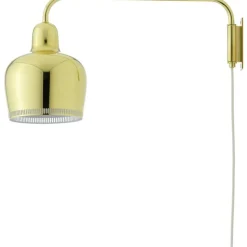 A330S Golden Bell Vägglampa, Svart / Vit