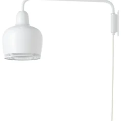 A330S Golden Bell Vägglampa, Svart / Vit