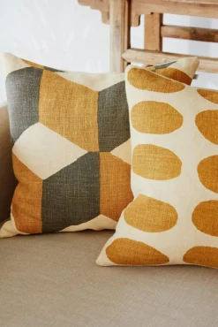 Chhatwal & Jonsson Prydnadskuddar & Fodral-Asim Kuddfodral 50x50 cm, Ljusbeige / Spicy Yellow