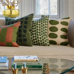 Chhatwal & Jonsson Prydnadskuddar & Fodral-Asim Kuddfodral 50x50 cm, Ljusbeige / Spicy Yellow