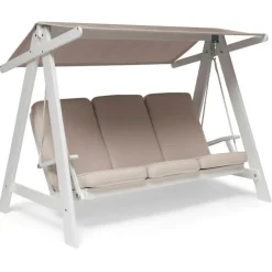Aspö Hammock Med Dyna, Vit/Beige