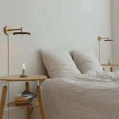 Umage Vägglampor-Asteria Vägglampa Kort, Pärlvit