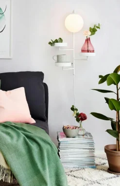 Astoria Vägglampa, Borstad Mässing