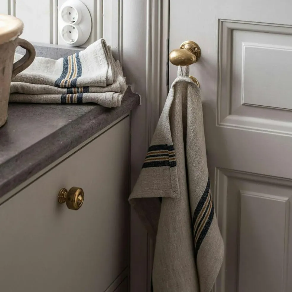 Astrid Kökshandduk 50x70 cm, Oliv