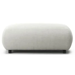 Atelier Fotpall 113 cm Micro Chenille, Sandshell Beige