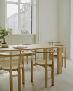 Atlas Matbord 95x250 cm, Rökt Ek