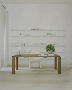 Atlas Matbord 95x250 cm, Rökt Ek