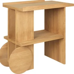 Axis Sidobord, Varmlackerad Ek