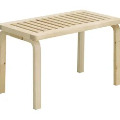 153B Bänk, Vitlackerad Björk