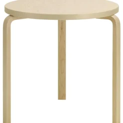 90B Bord 75 cm, Svart Linoleum