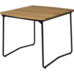 B31 Bord 84x92 cm, Ljusgrön / Svart