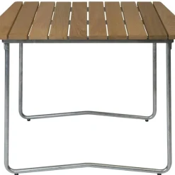 B31 Bord 84x92 cm, Ljusgrön / Varmförzinkat Stål