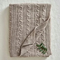 Barn Jack o Juno Barnfiltar-Babyfilt 80x100 cm Merinoull, Ljusgrå