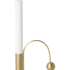 Ferm Living Ljusstakar-Balance Ljusstake, Mässing