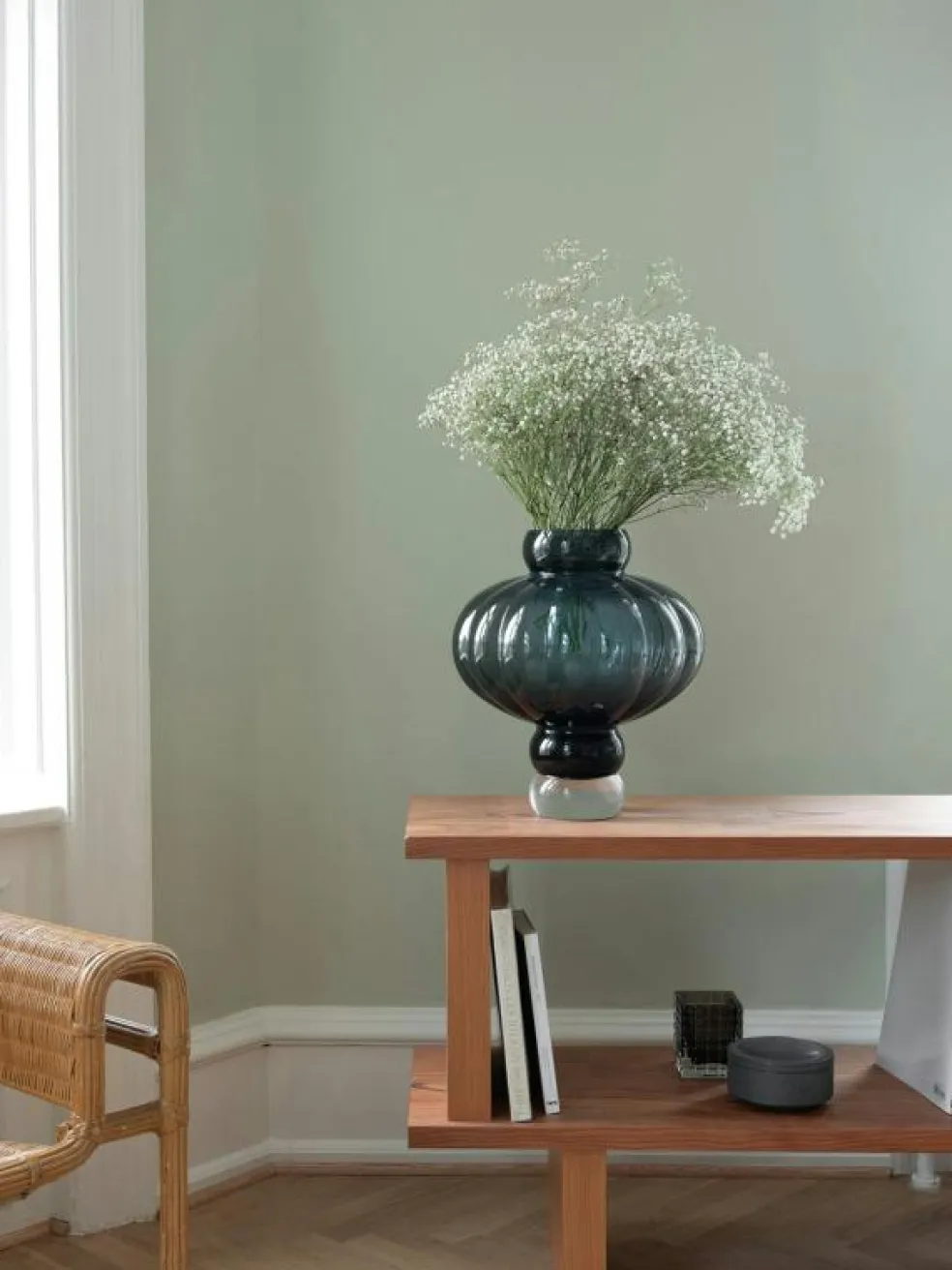 Balloon 03 Vas 40 cm, Blå