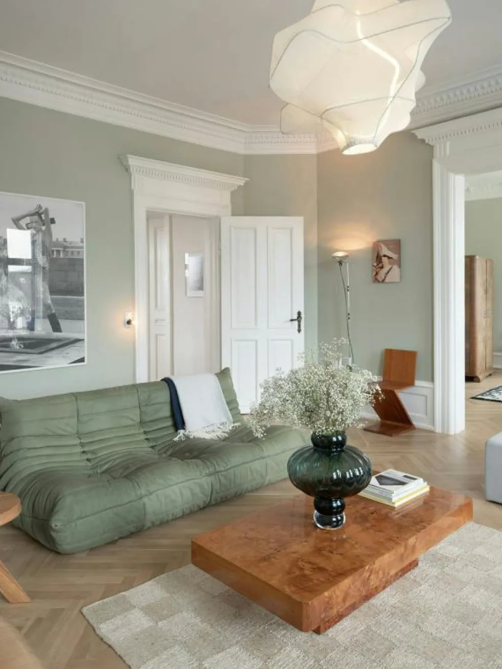 Balloon 03 Vas 40 cm, Blå