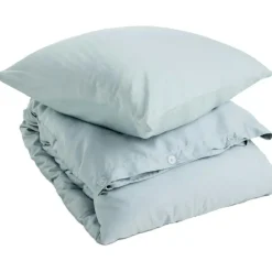 Movesgood Bäddset-Bamboo Bäddset 220x220 + 50x60 cm, Ljusblå