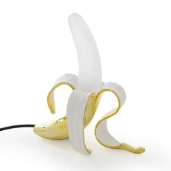 Banana Lamp Louie, Vit/Guld