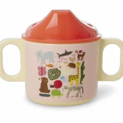 Barnmugg Melamin 25 cl, Pink Wildlife