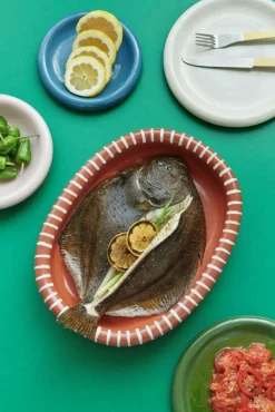 HAY Assietter|Mattallrikar-Barro Assietter 2-pack Ø18 cm, Grön