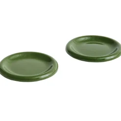 HAY Assietter|Mattallrikar-Barro Assietter 2-pack Ø18 cm, Grön