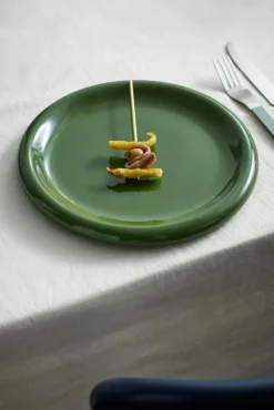 HAY Assietter|Mattallrikar-Barro Assietter 2-pack Ø18 cm, Grön