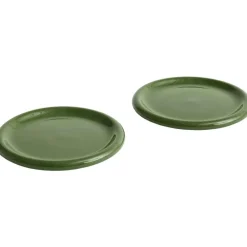 HAY Assietter|Mattallrikar-Barro Assietter 2-pack Ø18 cm, Grön