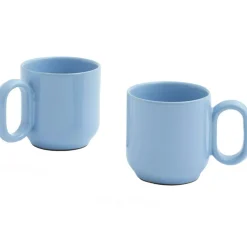 HAY Kaffekoppar-Barro Koppar 2-pack, Ljusblå