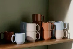 HAY Kaffekoppar-Barro Koppar 2-pack, Ljusblå