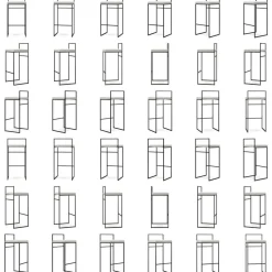 Department Barstolar & Barpallar-Barstol Med Ryggstöd 90 cm, Svart / Svart Sammet