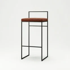 Department Barstolar & Barpallar-Barstol Med Ryggstöd 90 cm, Svart / Svart Sammet