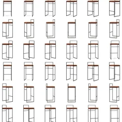 Department Barstolar & Barpallar-Barstol Med Ryggstöd 90 cm, Svart / Svart Sammet