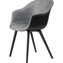 Bat Matstol Klädd Framsida / Plastbas, Plain 0023