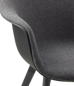 Bat Matstol Klädd Framsida / Plastbas, Plain 0023